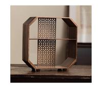 Solid Wood Display Stand for Tea Cups and Collections, Decorative Shelf for Home Decor