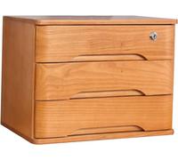 Solid Wood Drawer Storage Box MultiLayer Lockable A4 Filing Cabinet for Home Office A3 Drawer Desk Storage Solution Stylish & Functional