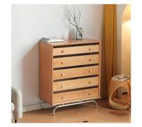 Solid Wood Dresser - 5-Drawer Chest of Drawers for Bedroom & Living Room, Large Capacity Storage Cabinet, Stylish Furniture for Home nization