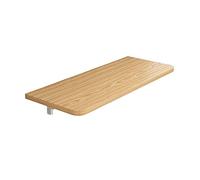 Solid Wood Drop-Leaf Table Wall Hanging Folding Table Computer Desk Trestle Desk Wall Mounted Workbench for Laundry Room Home Bar Kitchen Dining Room,80x45cm