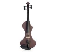 Solid Wood Electric Violin, Silent Violin, Professional Performance Violin, Adult Violin, 7 Color Options (Brown)