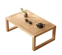Solid Wood Farmhouse Low Coffee TableRectangular Floor Table for Living Room & Bedroom Ideal Wooden Tea Table for Sitting Dining and Cozy Gatherings
