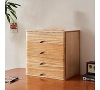 Solid Wood File Cabinet Desktop Storage Drawer for Office 4 Drawer Heightened Computer Stand Durable Sundries Storage Box Efficient File Management