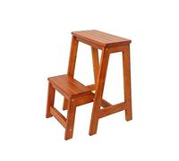 Solid Wood Folding Stool - Multi-Functional Chair for Shoe Changing, Space Saving Design, Durable and Stylish for Entryway or Living Room