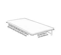 Solid Wood Folding Wall Table - Space-Saving Kitchen Dining & Computer Desk Multifunctional Invisible Design Multiple Sizes for Versatile Use