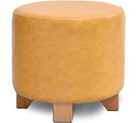 Solid Wood Foot Stool Ottoman - Stylish Footrest for Sofa & Dressing Table Creative Shoe Bench Compact 29x35cm Storage Stool for Home Decor & Comfort
