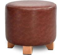Solid Wood Footstool Ottoman - Stylish Footrest for Sofa & Dressing Table, Creative Shoe Bench, 29x35cm Storage Stool, Comfortable & Foot Stool for Home Decor
