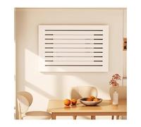 Solid Wood Fuse Box Cover, Modern Breaker Box Cabinet, Concealed Cuit Breaker Panel for Wall Art, Home & Office Décor (White, 40x30cm/15.7x11.8in)