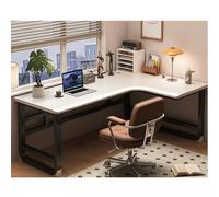 Solid Wood Gaming Desk Ergonomic L-Shaped Computer Corner Desk For Home Office, Study Writing Workstation With Slanted Edge, Home Desk For Gamers Students Professionals(D-right,120x120x75cm)