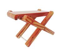 Solid Wood Guitar Foot Stool Foldable Footrest 3 Levels Adjustable Height Folding Guitar Pedal Base