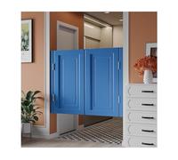 Solid Wood Half Swing Door with Hinges, Wall-Mounted Swinging Cafe Door for Kitchen and Bar