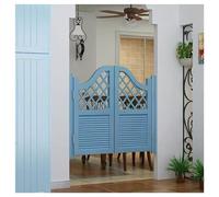 Solid Wood Half Swinging Door for Cafe Kitchen & Porch - 180° Opening Partition Door Rustic Style Entrance Door W110xH70cm (43.30x27.55in)