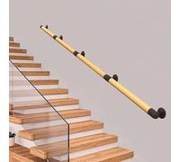 Solid Wood Hand Rails for Indoor Stair Porch Deck Grab Bar, Wall Mount Staircase Handrail Safety Non-Slip Handrail for Stair Railing Home Loft 1ft~20ft(B,13.1ft/400cm)