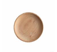 Solid Wood Heat Insulation Pad 10cm Brown Finish | Minimalist Japanese design, fits modern decor, dry snack display, coffee tea for service, untreated safe wood