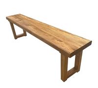 Solid Wood Indoor Bench - Modern Farmhouse Entryway Seating Sturdy 180cm Corner Bench for Bedroom Dining Room Hallway End of Bed - Stylish Kitchen Furniture