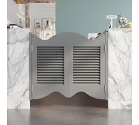 Solid Wood Interior Swing Door with Auto Close, Ideal for Cafe, Bar, and Porch Applications