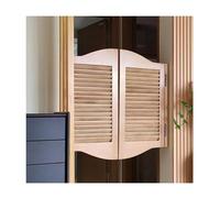 Solid Wood Interior Swinging Door,Double Saloon 180° Opening Porch Entrance Interior Doors，Entrance Counter Doors Hallway Kitchen Doorway Bar，for Doorway Partition(A,W140xH120cm(55.11x47.24in))