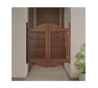 Solid Wood Interior Swinging Door,Double Saloon 180° Opening Porch Entrance Interior Doors，with Auto-Close Hinges，Interior Partition Door for Bedroom, Porch, Cellar(B,W130xH70cm(51.18x27.55in))