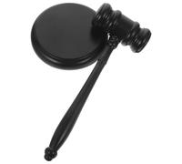 Solid Wood Judge Gavel & Auction Hammer Prop, Portable with Loud Sound for Bidding and Courtroom Use