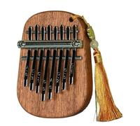 Solid Wood Kalimba Alto Octave Mini Portable Fingerstyle Instrument For Beginners(Retro 1)