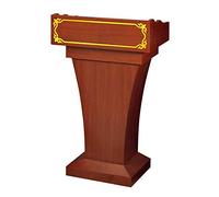 Solid Wood Lectern - Professional Teacher Podium & Conference Speaking Desk for Office & Events, Ideal Welcome Stand for Presentations (Size: B)