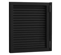 Solid Wood Louvered Swinging Doors with Hinges for Interior and Exterior Entrances