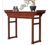 Solid Wood Meditation Table with Storage, Spiritual Altar for Homes and Temples, Zen Style Cabinet, 175x48x114cm, Perfect for Personal Use and Ancestral Halls