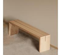 Solid Wood Multi-Functional Bench for Entryway, Dining, and Bedroom Use