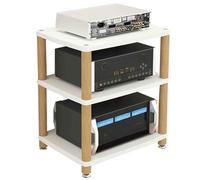Solid Wood Multi-Layer Audio Cabinet for Amplifiers & Audio Gear - Modern Luxury Design Eco-Friendly Stylish Storage Solution for Home Theater & Music Lovers