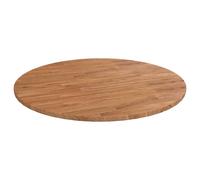 Solid Wood Oak Round Table Top Untreated Table Top Multi Colours/Sizes vidaXL