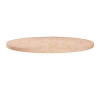Table Top Light Brown Ø 70 x 2.5 cm Solid Oak Wood