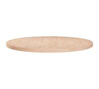 (natural, 80 x 2.5 cm) vidaXL Solid Wood Oak Round Table Top Untreated Table Top Multi Colours/Sizes