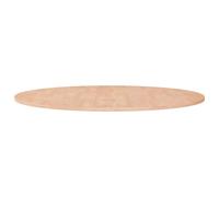 vidaXL Round Table Top Light Brown Ø90x1.5 cm Treated Solid Wood Oak