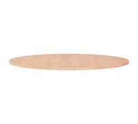 vidaXL Solid Wood Oak Round Table Top ??90x1.5 cm Wooden Replacement Table Top