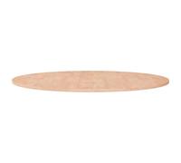 (dark brown, 90 x 1.5 cm) vidaXL Solid Wood Oak Round Table Top Untreated Table Top Multi Colours/Sizes