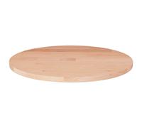 Solid Wood Oak Round Table Top Untreated Table Top Multi Colours/Sizes vidaXL