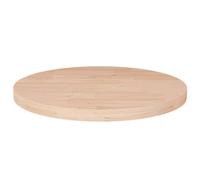 (natural, 30 x 2.5 cm) vidaXL Solid Wood Oak Round Table Top Untreated Table Top Multi Colours/Sizes