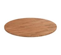 (dark brown, 70 x 1.5 cm) vidaXL Solid Wood Oak Round Table Top Untreated Table Top Multi Colours/Sizes