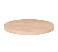 Solid Wood Oak Round Table Top Untreated Table Top Multi Colours/Sizes vidaXL