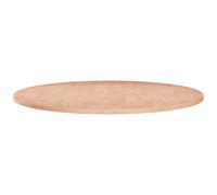 vidaXL Round Table Top Light Brown Ø80x1.5 cm Treated Solid Wood Oak