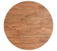 Solid Wood Oak Round Table Top Untreated Table Top Multi Colours vidaXL