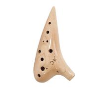 Solid Wood Ocarina 12 Holes Ocarinas Instruments Ocarina Flute Professional Musical Instruments Offers Accessories (Color : AC Maple ligh)