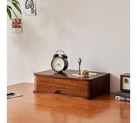 Solid Wood Office Armoire with Flat Storage Drawer for Documents & Supplies Declutter Your Workspace Effortlessly