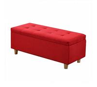 Solid Wood Ottoman - Versatile Black Stool for Shoes Changing Tea Table Sofa and Bed End - Compact 60x40x40cm Square Design for Home Use