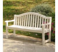 Solid Wood Outdoor Patio Bench, All-Weather Never Fade Durable Garden Bench for Porch, Park, and Garden