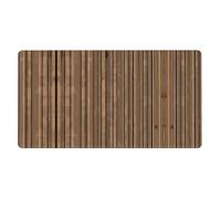 Solid Wood Pattern Extra Large Rubber Mouse pad 16x29.5in, Strong Adhesion, Durable, Suitable for a Wide Range of Occasions