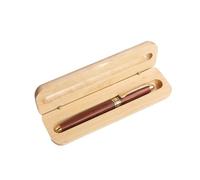Solid Wood Pen Set Simple Ballpoint Pen-Rosewood+Double Spell Box Set