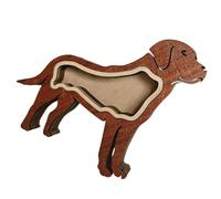 Solid Wood Pet Hair Memorial Keepsakes Box Handmade Display Case For Dog Cats Furs Storage And Home Desktop Decors Gift Decorative Pet Hair Storage Box