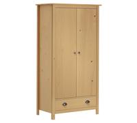 Solid Wood Pine 2-Door Wardrobe Hill 89x50x170cm Multi Colours vidaXL