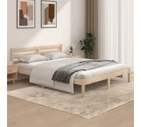 Solid Wood Pine Bed Frame Platform Bedstead Multi Colours Multi Sizes 2025